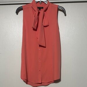 Banana Republic Coral Button-Down Blouse